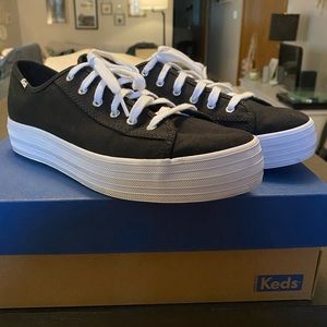 Black Platform Keds